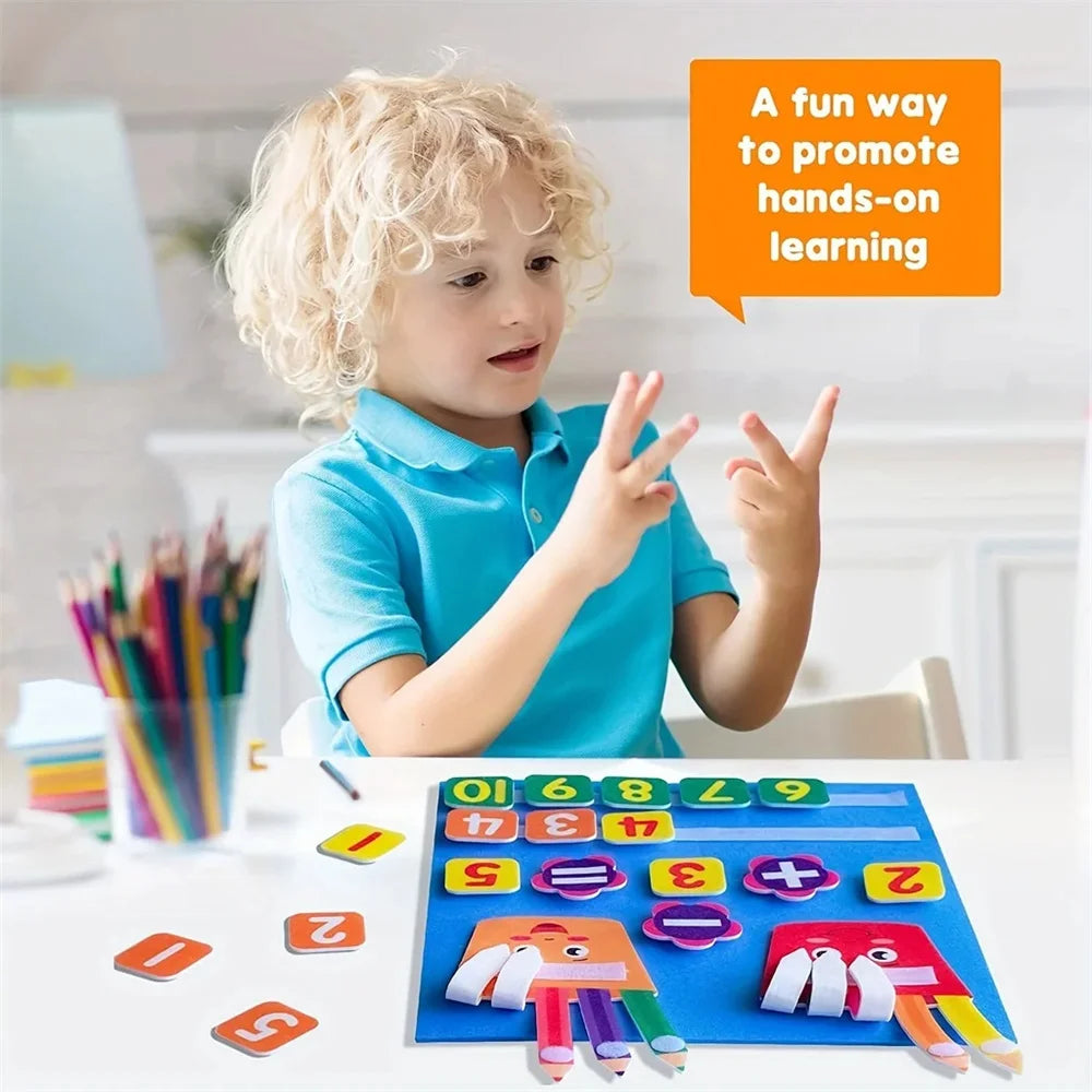 Felt Math Learning Board