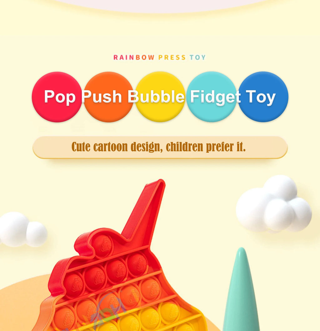 Rainbow Pop Bubble Fidget Toy
