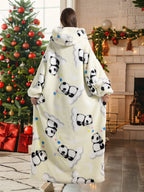 Wearable Plush Blanket Hoodie