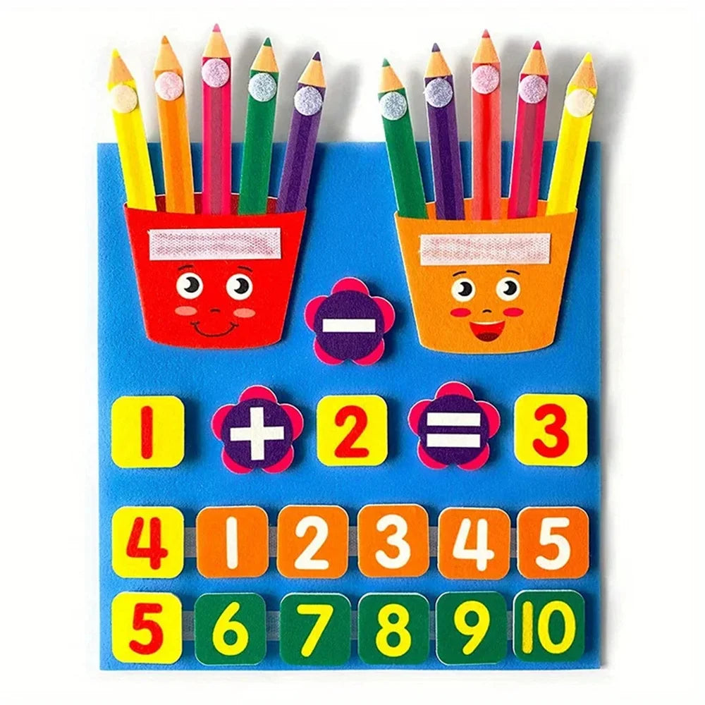 Felt Math Learning Board