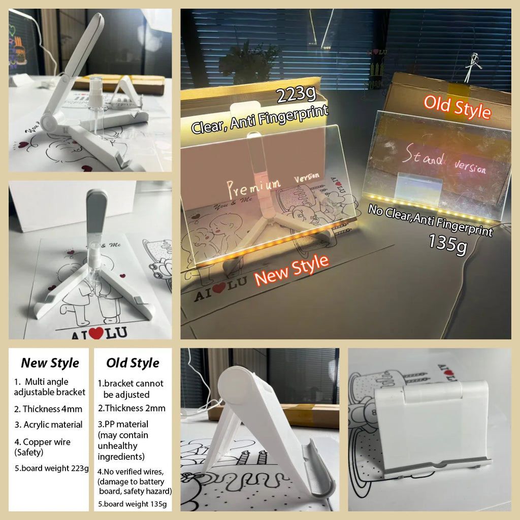 LED Glow Drawing Board