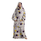 Wearable Plush Blanket Hoodie