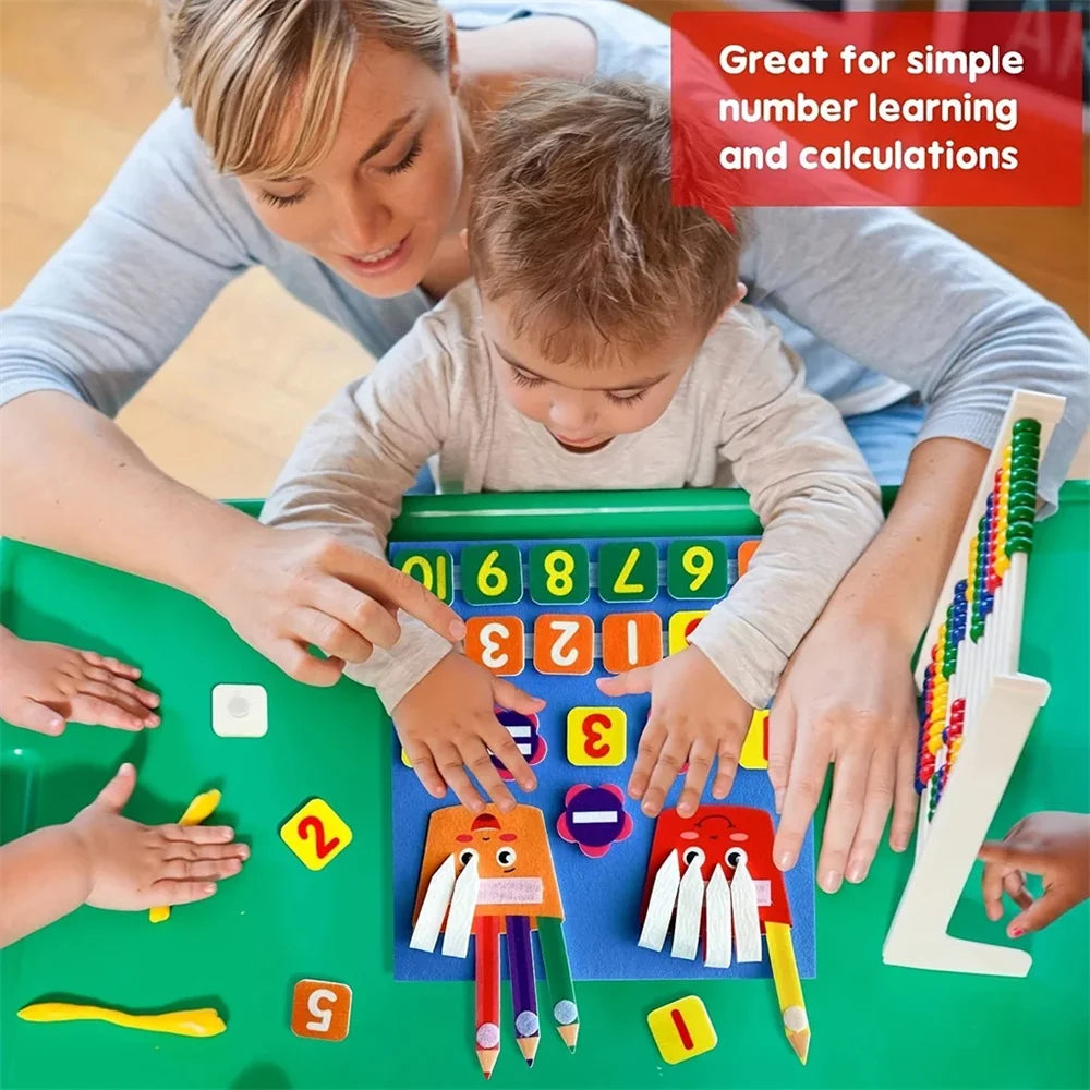 Felt Math Learning Board