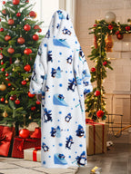 Wearable Plush Blanket Hoodie