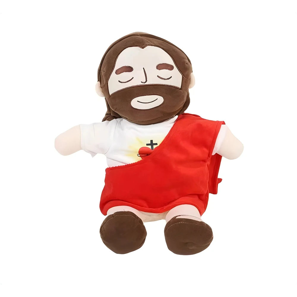 Jesus Breathing Plush Doll