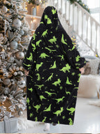 Wearable Plush Blanket Hoodie