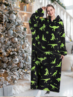 Wearable Plush Blanket Hoodie