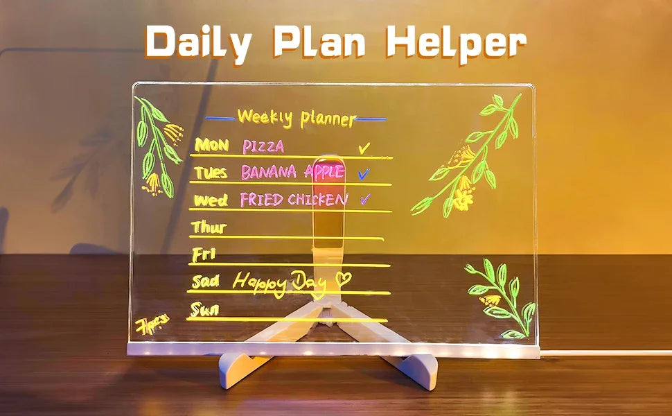 LED Glow Drawing Board