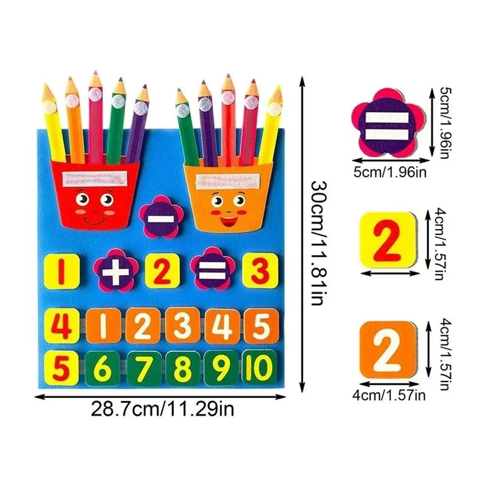 Felt Math Learning Board