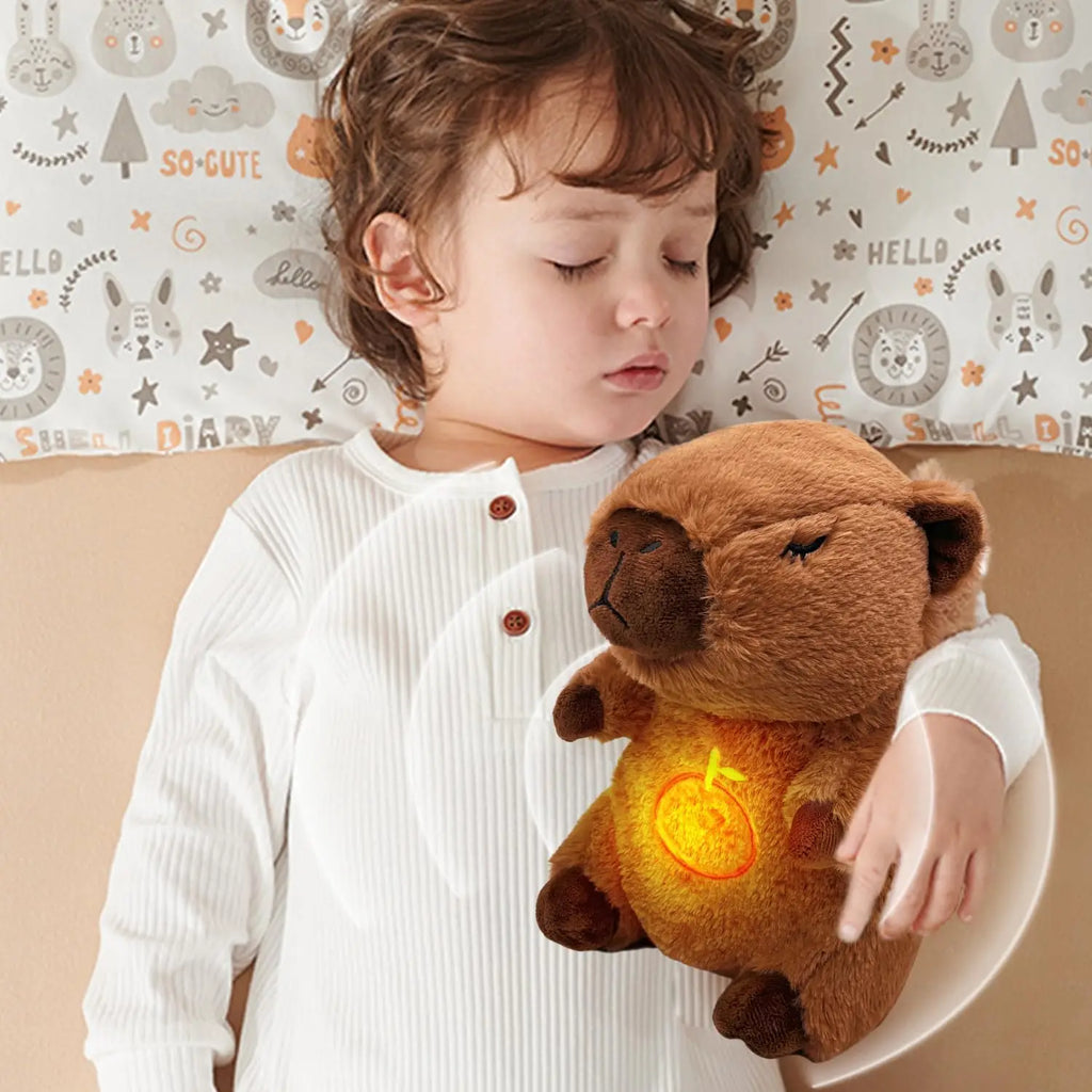 Breathing Capybara Plush Toy