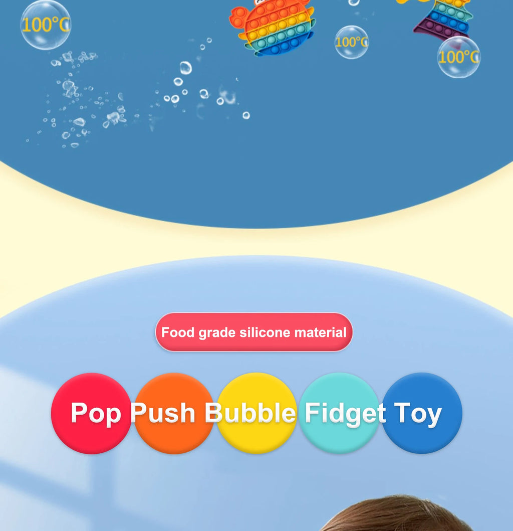 Rainbow Pop Bubble Fidget Toy