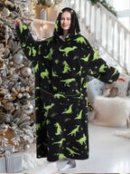 Wearable Plush Blanket Hoodie